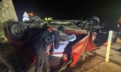 Bilecik'te otomobil takla attı: 3 yaralı