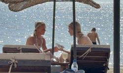 Bodrum'da sıcak havayı gören denize akın etti