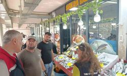 Buharkent'te pazar tezgahları denetlendi