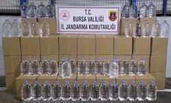 Bursa'da bin 260 litre etil alkol ele geçirildi