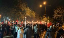 Çanakkale'de Cumhuriyet coşkusu fener alayıyla taçlandı