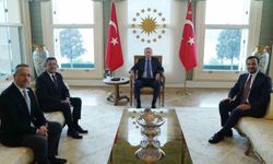 Cumhurbaşkanı Erdoğan, Çekmeköy Belediye Başkanı Çerkez'i kabul etti