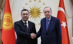 Cumhurbaşkanı Erdoğan, Kırgızistan Cumhurbaşkanı Caparov ile bir araya geldi