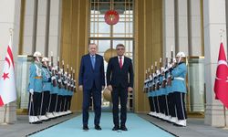 Cumhurbaşkanı Erdoğan, KKTC Cumhurbaşkanı Erhürman ile bir araya geldi