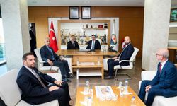 Cumhurbaşkanı Yardımcısı Yılmaz'dan Gölbaşı Belediyesi'ne ziyaret