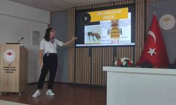 DAGEM'den Karamanlı arıcılara bal arısı zehri üretimi eğitimi