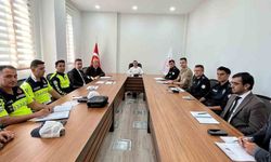 Dicle'de okul güvenliği toplantısı yapıldı