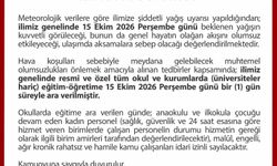 Düzce'de eğitime sağanak yağış engeli