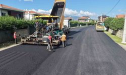 Düzce'de hafta sonu asfalt mesaisi