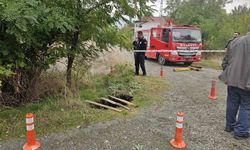 Elazığ'da oluşan çukura ekiplerden önlem