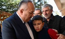 Emniyet Genel Müdürü Fidan, şehit polis Türkoğlu'nun babaevine taziye ziyaretinde bulundu