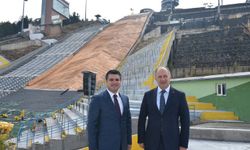 Erzurum GSİM'de dört koldan inşaat çalışması