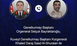 Genelkurmay Başkanı Bayraktaroğlu, Kuveyt Genelkurmay Başkanı Al-Shuraian ile telefonda görüştü