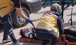 Gölbaşı'nda iki otomobil çarpıştı: 1 yaralı