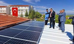 Gördes'in güneşi okula enerji vermeye başladı