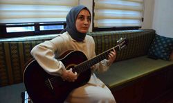 Görme engelli Büşra'nın müzik tutkusu gerçeğe dönüştü