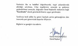 Gürsel Tekin, 'Genel Başkanlık Makamına Bağlı Koordinatör' görevine getirildi