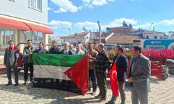 Hisarcık'ta Gazze için basın açıklaması ve dua programı