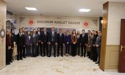HSK heyeti Erzurum Adliyesi'ni ziyaret etti
