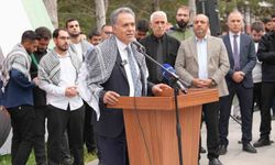 İnönü Üniversitesinde Filistin'e destek için tek yürek oldular