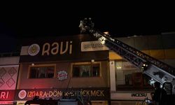 İş yerinin bacasında çıkan yangın korkuttu