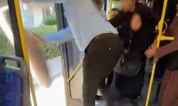 İzmir'de belediye otobüsünde 'halı' kavgası