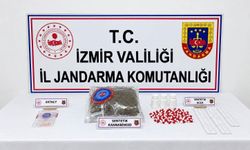 İzmir'de jandarmadan uyuşturucu ve kaçak sigara operasyonu: 2 tutuklama