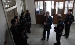 Kaymakam Arıkan'dan ilçe emniyet birimlerinde inceleme