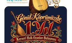 Kayseri Halk Ozanları Kültür Evi'nde 'Gönül Köprüsünde 1. Yıl' buluşması