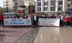 Kilis'te sağlıklı yaşam için farkındalık yürüyüşü düzenlendi