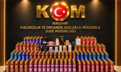 Kırşehir'de 2 milyon TL değerinde 649 parfüm ele geçirildi