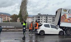 Kütahya'da zincirleme trafik kazası: 1 yaralı