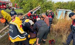 Malatya'da 25 metrelik kuyuya düşen genç kurtarıldı