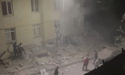 Maltepe'de çöken binanın ilk anları kamerada