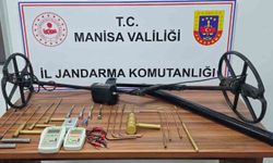 Manisa'da kaçak define avına suçüstü: 5 kişi yakalandı