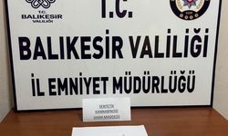 Manyas'ta uyuşturucu operasyonu: 2 şüpheli gözaltına alındı