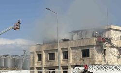 Mersin'de fabrika yangını