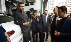 MHP İl Başkanı Özcoşkun, 3. sanayi sitesi esnafıyla bir araya geldi