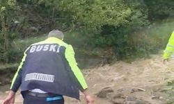 Mudanya'da taşkın riskine karşı Karanlık Dere'de çalışma