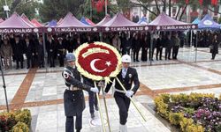 Muğla'da Cumhuriyet Bayramı çelenk sunma töreni düzenlendi