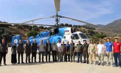 Muğla'da yangınla mücadele eden hava ekiplerine teşekkür belgesi