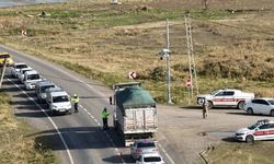 Muş-Ağrı kara yolunda trafik denetimi