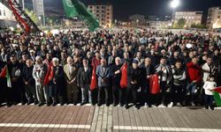 Muş'ta Gazze'ye destek gösterisi düzenlendi