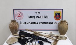Muş'ta kaçak kazı operasyonu