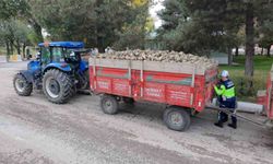 Muş'ta tarım araçlarına yönelik trafik denetimi yapıldı