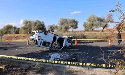 Nevşehir'de refüje çarpan araç takla attı: 1 ölü, 2 yaralı