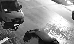 Otomobilin elektrik direğine çarptığı anlar güvenlik kamerasında