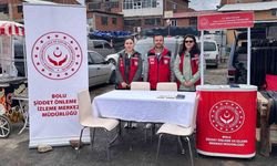 Panayırda vatandaşlara KADES ve şiddetle mücadele anlatıldı