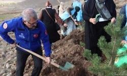 Pasinler'de DİTİB Hatıra Ormanı dualarla açıldı