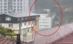 Sarıyer'de sel böyle geldi